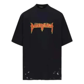 Tričko s krátkým rukávem Metallica, oversized střih „Black Orange“ 694576TMV881055