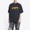 Tričko s krátkým rukávem Metallica, oversized střih „Black Orange“ 694576TMV881055