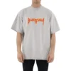 Tričko s krátkým rukávem Metallica, oversized střih „White Orange“ 694576TMV880901