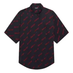 Tričko s krátkým rukávem Minimal „Black Red“ 658841TKO521076