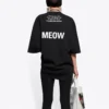 Tričko s kulatým výstřihem a potiskem, černé 641532TJVG81000
