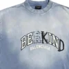 Tričko s kulatým výstřihem BE KIND „Blue“ 764235TPVD54313