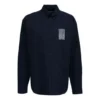Tričko s logem a čárovým kódem „Navy“ 662982TKM028065