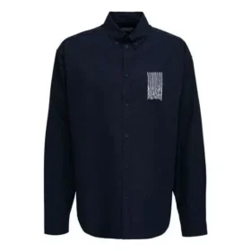 Tričko s logem a čárovým kódem „Navy“ 662982TKM028065