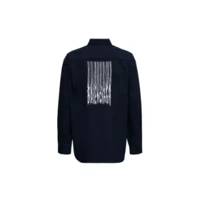 Tričko s logem a čárovým kódem „Navy“ 662982TKM028065