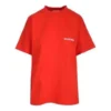 Tričko s logem a standardním střihem „Bright Red“ 612965TMVF43168