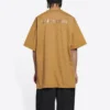 Tričko s logem, střední střih „Beige“ 612966TLVB39504