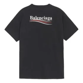 Tričko s logem, volný střih, krátký rukáv, unisex, černé 556150TAV441000