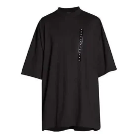 Tričko s nálepkou s velikostí Oversized „Black“ 720209TNVE41000