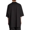 Tričko s nálepkou s velikostí Oversized „Black“ 720209TNVE41000
