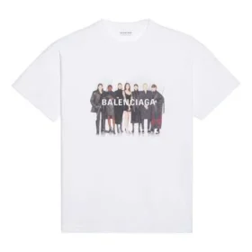 Tričko s potiskem kapely a logem, retro, s krátkým rukávem „White“ 612965TIV479000