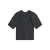 Tričko s potiskem loga, krátký rukáv, unisex, černé 583098TFV598465