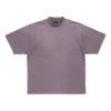 Tričko s potiskem na zádech, střední střih „Purple Grey“ 764235TPVK15500