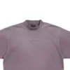Tričko s potiskem na zádech, střední střih „Purple Grey“ 764235TPVK15500