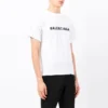 Tričko s rozmazaným logem „White Black“ 661705TKVD59040