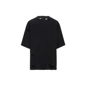 Tričko s roztrhaným efektem „Black“ 661715TKV601000