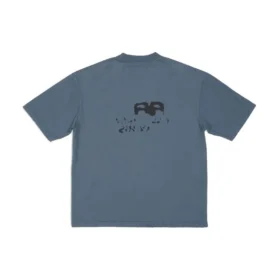 Tričko s ručně kreslenou ikonou BB Icon, střední střih „Blue Black“ 612966TNVN44183