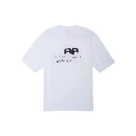 Tričko s ručně kreslenou ikonou BB Icon, střední střih „White Black“ 612966TNVN49040