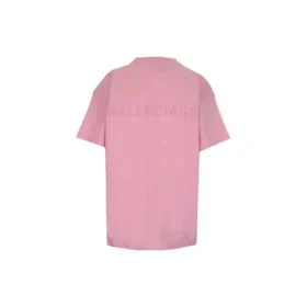 Tričko s volným střihem a krátkým rukávem s potiskem písmen „Pink“ 612965TIVG55700