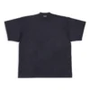 Tričko s výstřihem do V, oversized „Black“ 694576TMVJ21151
