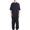 Tričko s výstřihem do V, oversized „Black“ 694576TMVJ21151