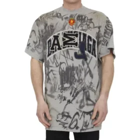 Tričko Skater Graffiti „Heather Grey“ 739028TOVA71300