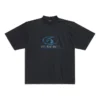 Tričko Surfer, střední střih „Black Blue“ 764235TPVM31412