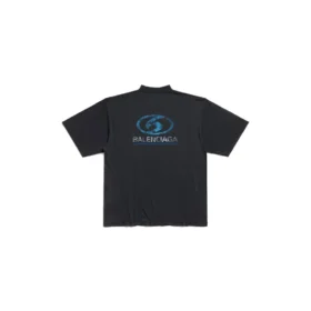 Tričko Surfer, střední střih „Black Blue“ 764235TPVM31412