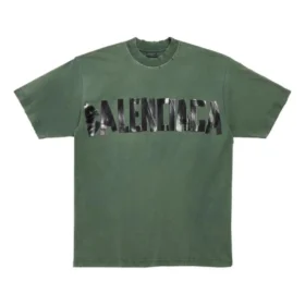 Tričko Tape Type, střední střih „Dark Green“ 739784TQVQ83004