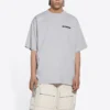 Tričko Turn Slit „Grey Black“ 675016TLVB31167