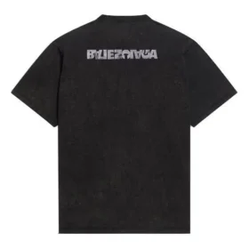 Tričko Turn Slit „Washed Black“ 675016TLVB39034