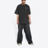 Tričko Turn Slit „Washed Black“ 675016TLVB39034