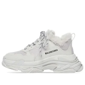 Triple S „Faux Fur – Grey“ 668563W3CQ51210