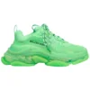 Triple S s průhlednou podrážkou „Neon Green“ 544351W2CF13801