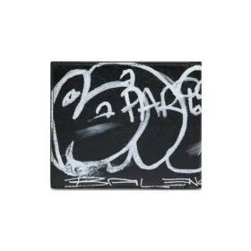 Čtvercová skládací peněženka s graffiti „Black White“ 594549210LH1090