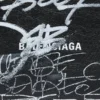 Čtvercová skládací peněženka s graffiti „Black White“ 594549210LH1090