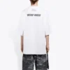 Unisex tričko s potiskem „I Love Dogs“, bílé, 641614TJVH19000