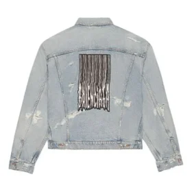 Unisexová Denim bunda s logem FW21, modrá 664329TBP488961