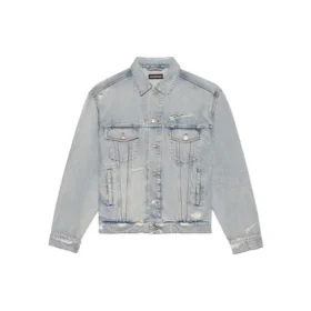 Unisexová Denim bunda s logem FW21, modrá 664329TBP488961