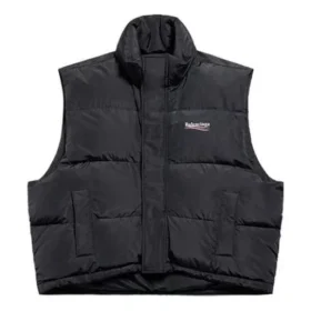 Vesta typu puffer „Cocoon“ s motivem Political Campaign „Black“ 762769TYD361000