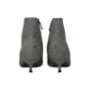 Vlněné kostkované kozačky s špičatou špičkou „Grey“ 579218W1SR01214