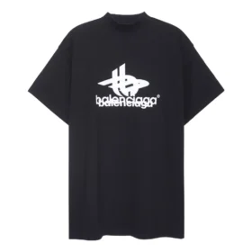 Vrstvené sportovní tričko Oversized „Black White“ 739028TPVF21070