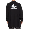 Vrstvené sportovní tričko s dlouhým rukávem Oversized „Black White“ 739027TPVF21070