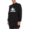 Vrstvené sportovní tričko s dlouhým rukávem Oversized „Black White“ 739027TPVF21070
