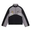 Vypolstrovaná bundy s rolákem „Grey Black“ 675462-TKO48-1000