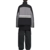 Vypolstrovaná bundy s rolákem „Grey Black“ 675462-TKO48-1000