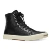 Vysoké tenisky Paris „Black Leather and White Rubber“ 688756W3RCA1090
