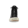 Vysoké tenisky Paris „Black Leather and White Rubber“ 688756W3RCA1090