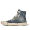 Vysoké tenisky Paris „Blue Destroyed Denim and Rubber“ 688752W3RCL4090