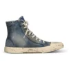 Vysoké tenisky Paris „Blue Destroyed Denim and Rubber“ 688752W3RCL4090